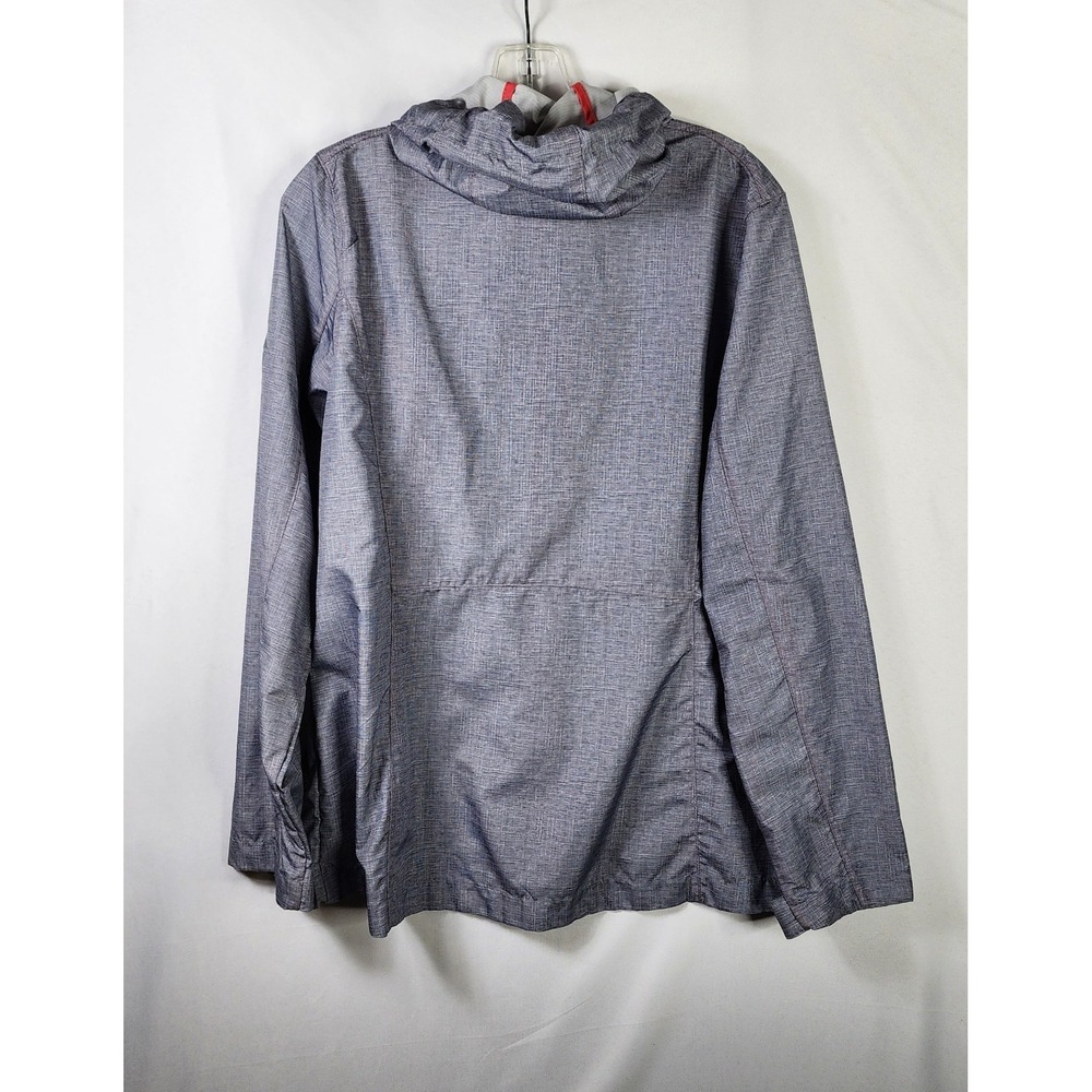 ZeroXposur Jacket Mens L Windbreaker Zipper Pockets Rain Coat Lightweight Gray - Picture 2 of 13